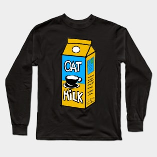 Vegan Oat Milk by LowEndGraphics Long Sleeve T-Shirt